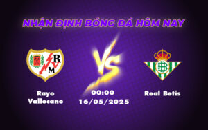 rayo vallecano real betis 16 05 la liga